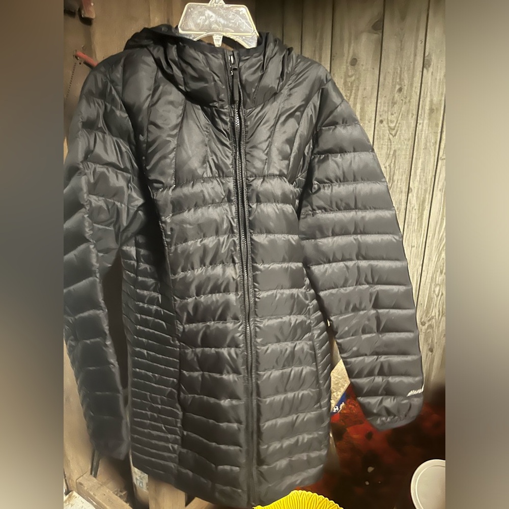 Eddie Bauer Women's Black Quilted Down Jacket